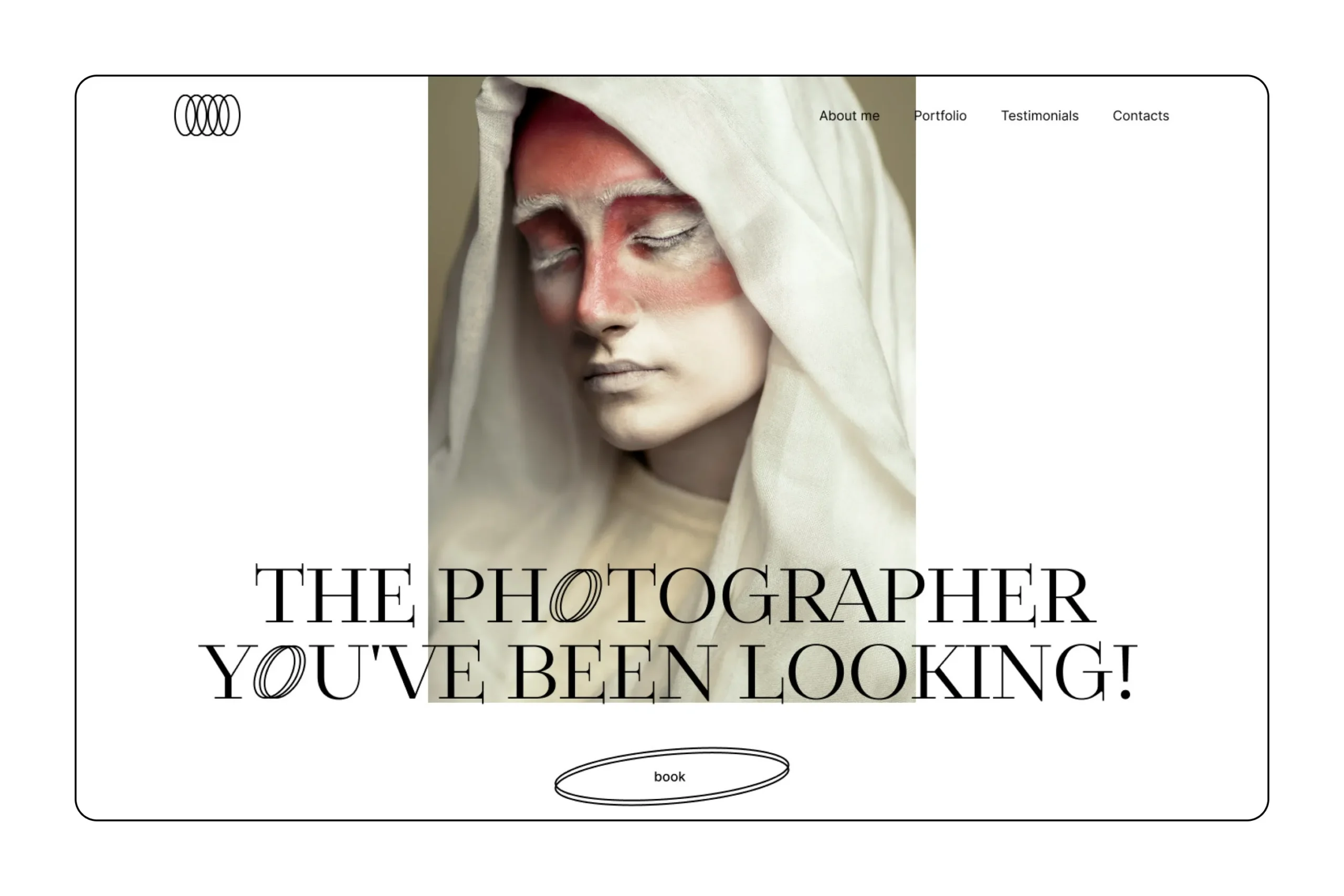 photomash —   Landing Page for Photographer